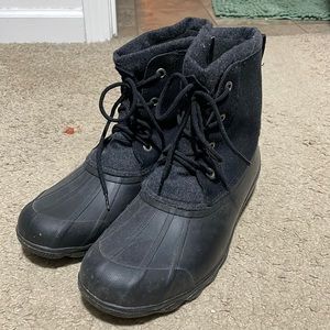 Lightly used Sperry rain boots